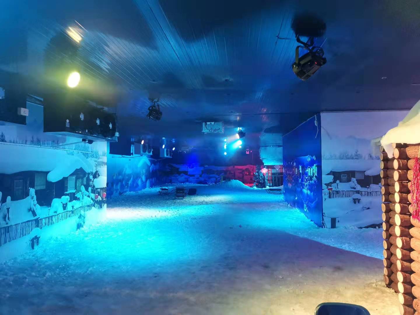 滑雪場(chǎng)，室內(nèi)冰雪世界冷庫歡樂谷建造