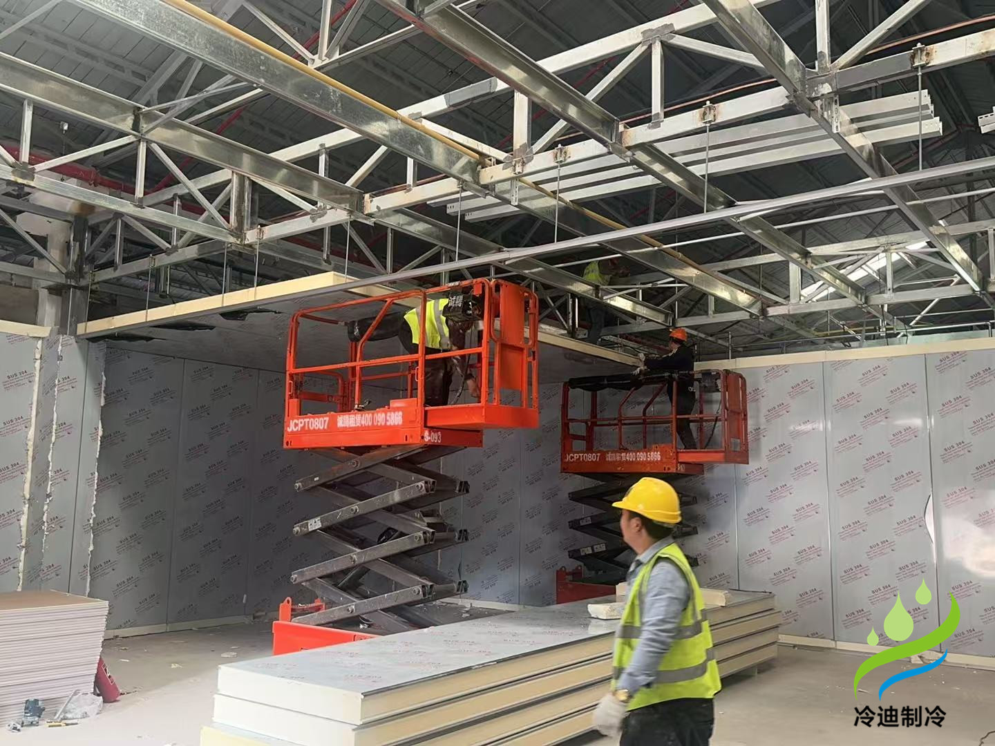 上海奉賢中央廚房冷庫(kù)建造案例